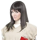 Costume Adventure Women's Black Sexy Prisoner Costume Character Wig