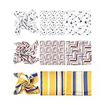 3 Pieces Chiffon Scarf Square Handkerchief Ribbon Scarf Neck Scarf for Lady Girls Women Decoration 3 Pieces Chiffon Scarf Square Handkerchief Ribbon Scarf Neck Scarf for Lady Girls Women Decoration