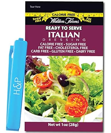 Amazon Com Walden Farms On The Go Salad Dressing Packets In Ready To Serve Calorie Free Packs 20 1 Oz Italian Pouches With H P Clip Grocery Gourmet Food