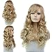 Sexy Stylish Long Natural Wave Synthetic Hair Cosplay Wig Women Full Party Wigs