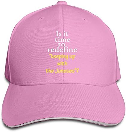 DCM500 Keeping Up With Made From 100% Cotton. 3.5 Inches High. Baseball-caps Gifted For Both Men And Women. Hand Washable.