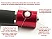 ELITE SURGE Jump Rope for CrossFit Double Unders - Versatile Cable Speed *w/eBook* : : Fully Adjustable Length for All Sizes (Red)