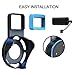 Dot Wall Mounts for 2nd Generation Dot Hanger Holder Stand Horizontal and Vertical Space-Saving Outlets Stand for Your Smart Home Speaker - Black