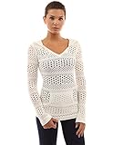 PattyBoutik Women's Hoodie Open Stitch Knit Top