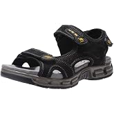 CAMEL CROWN Men's Leather Sandals for Hiking Walking Beach Treads Water Athletic Outdoor with Premium Air Cushion | Waterproof