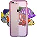 iPhone 6s Case, Vofolen iPhone 6s Cover Colorful Clear Slim Case Translucent Impact Resistant Protective Hard Shell Flexible TPU Soft Bumper Thin Case for iPhone 6 6S 4.7 inch (Rose Purple)