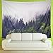 Galoker Misty Forest Tapestry Wall Hanging Forest Tree Tapestry Fantastic Fog Magical Trees Tapestry Nature Landscape Tapestry Bohemian Plant Wall Tapestry for Bedroom Living Room Dorm