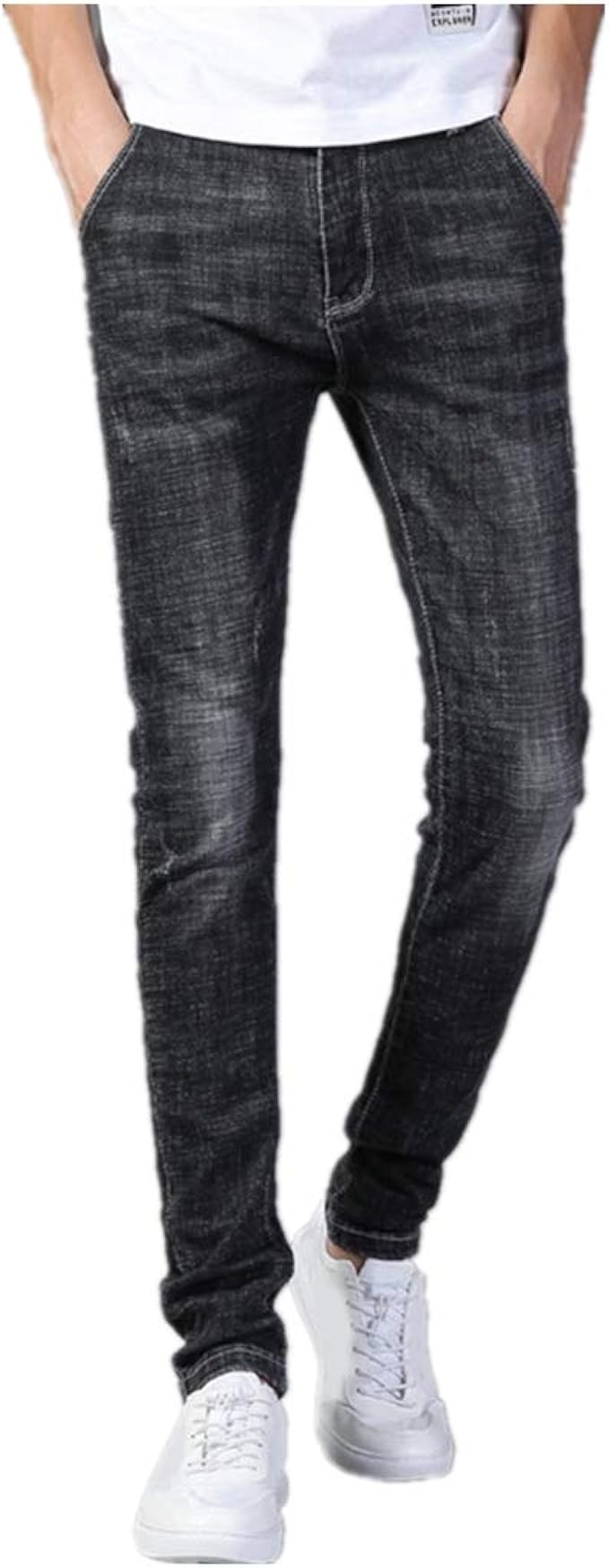 pencil fit jeans