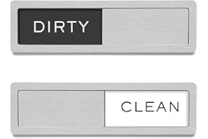 Jalzdieod for Dishwasher Magnet Clean Dirty Sign, Strong Non-Scratch Magnet for Dishwasher, Easy to Read& Slide