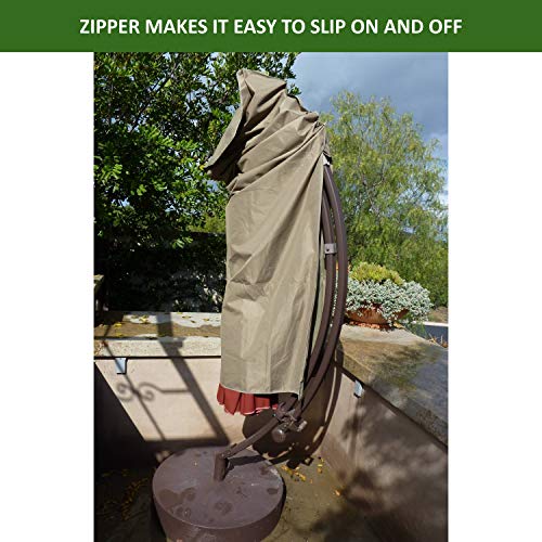 image for Formosa Covers Premium Tight Weave Outdoor Patio Umbrella Cover - Heav