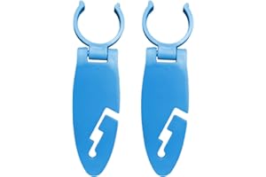 2 Pieces Expandable Paddle Board Clamp - Paddle Board Fin Clips | Universal Fasten Clips for All Paddleboards & Kayaks | Easy