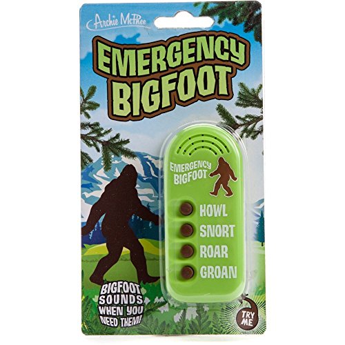 Archie McPhee Emergency Bigfoot Electronic Noisemaker,Multi-colored,One Size
