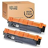 Voshy Compatible Toner Cartridge Replacement for Brother TN221BK TN221 Used to HL-3170CDW MFC-9130CW MFC-9340CDW MFC-9330CDW HL-3140CW HL-3180CDW Printer 2500 Pages (Black, 2-Pack)