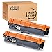 Voshy Compatible Toner Cartridge Replacement for Brother TN221BK TN221 Used to HL-3170CDW MFC-9130CW MFC-9340CDW MFC-9330CDW HL-3140CW HL-3180CDW Printer 2500 Pages (Black, 2-Pack)