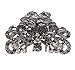 Black Crystal Metal flower/butterfly hair claws & clips #1167