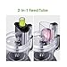 Food Processor 12-Cup, Aicok Multi-Function Food Processor, 1.8L, 3 Speed Options, 2 Chopping Blades & 1 Disc, Safety Interlocking Design, 500W, Black-1