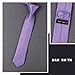 Dan Smith Deep Pink,Dark Blue,Blue Violet,Pink,Dark Slate Gray Men Skinny Neck Tie Style Skinny Tie Multi-Color DAN2013 Plain Feel Silk