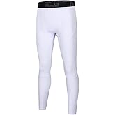 Runhit Boys Compression Leggings Youth Athletic Tights Basketball Compression Pants Boys Base Layer Pants Sports Legging