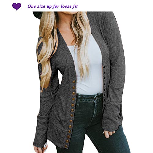 lightweight button up sweaters