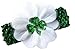 Funny Girl Designs St. Patrick's Day Shamrock Baby Headband (Green Crochet Band (0-5/6 Years+))