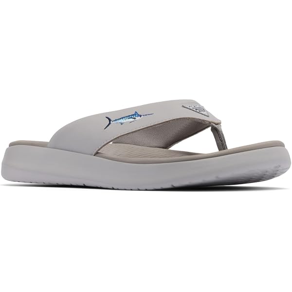 Amazon.com | Columbia Mens Boatside Flip Lea, Black/Black, 7  display picture 2