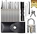 Lock Set Training Kit with Flashlight & Padlock - 15Pcs Stainless Steel Practice Multi-Tools for Beginners and Professional Locksmith