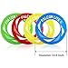 Flying Discs for Kids 4 Pack Kid's Flying Rings for Party Outside and Play -Pool Toys for Kids Adult-Garden Flying Toys with Healthy Family Fun- Fly Straight