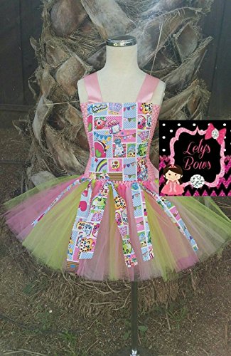 shopkins birthday dress Gracie's corner tutu set- Gracie's corner outfit- Gracie's corner dres   Pink Toes & Hair Bows
