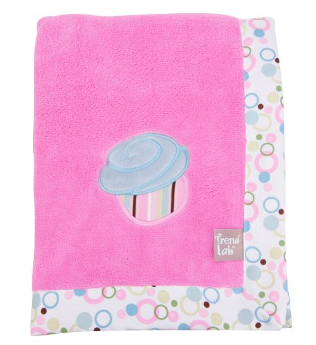 Trend Lab Framed Receiving Blanket, Cupcake