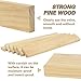 Homes Garden 6 Pcs Wood Strips for Wall Hanging Vertical Planters 14.2 in. x 2.0 in. x 0.4 in. #G600A00thumb 4