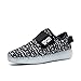 AFFINEST High Top USB Charging LED Shoes Flashing Fashion Sneakers for Kids Boots