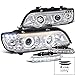 Spec-D Tuning L12-LHPX500TM Fog Headlight (E53 X5 Chrome Halo Projector LED Bumper Lamp)