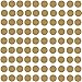 RoomMates RMK3073SCS Metallic Gold Confetti Dots Peel and Stick Wall Decals