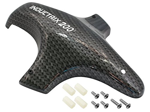 Rakon Hydrographics Fiberglass Canopy (Black Carbon Style) - Blade Inductrix 200