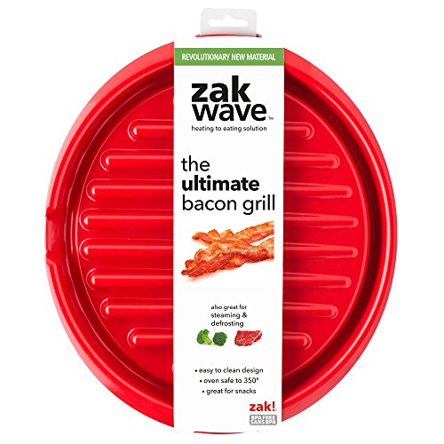 Zak Designs Zakwave Bacon Microwave Cooking Grill Tray Made of Plastic