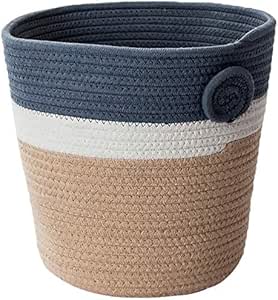 Cesta de almacenamiento redonda plegable para la colada con hilo de