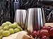 Stainless Steel Stemless Wine Glasses by Avito- Set of 2 Double Walled Insulated Lowball Tumbler 11 oz - Shatterproof - BPA Free Healthy Choice - Dishwasher Safe - Best Value