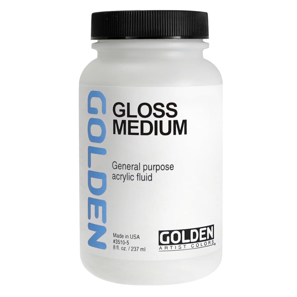 Golden 35105 Polymer Gloss Medium-8 ounce