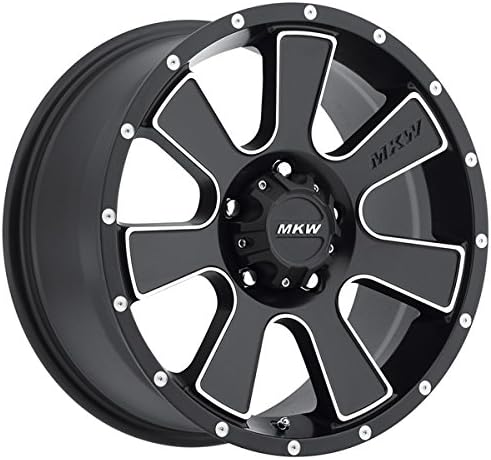 MKW Offroad M90 Satin Black Wheel with Machined Finish (17x8"/5x127mm)