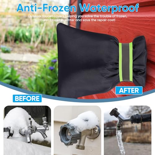 2Pack Outdoor Faucet Covers for Winter - Pro 6.7