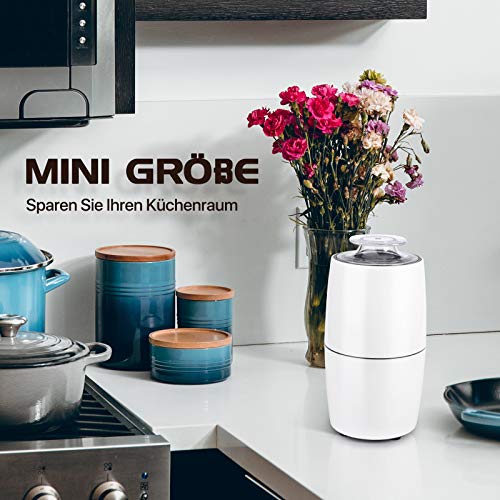 Kaffeemühle Elektrische, Hochwertigem Kaffeemühle mit Lebensmittelqualität Edelstahlmesser für Kaffeebohnen Nüsse… – Bild 7