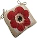 Brentwood Tapestry Floral Chairpad, Red
