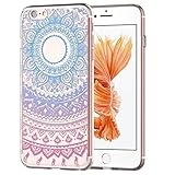 iPhone SE / 5S / 5 Case, A-store Mint Mandala Totem Series Hybrid TPU Soft Back Cover Protective Case for iPhone SE / 5S / 5