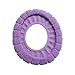 2pcs Bathroom Toilet Seat Cover Soft Thicker Warmer Stretchable Washable Toilet Mat Cloth Pads, 2PCS (Purple)