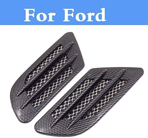 ChenghuaguoChenghuaguo Car Shark gill air Flow Grille Decoration Sticker for Ford Crown Victoria EcoSport Edge Escape Everest Excursion Expedition