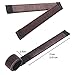2pcs Fashion Hair Styling Disk Hair, Donut Former Foam DIY Tool (Dark Coffee)