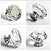 GaGool 8x40mm Transparent Tough Drawer Knobs Pull Handle Crystal Glass Diamond Shape Cabinet Drawer Pulls Cupboard Knobs with Screws for Home Office Cabinet Cupboard Bonus Silver Screws DIY