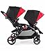 Contours Options Tandem Double Stroller, Red Velvet