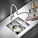 Kitchen Faucet Sprayer,Pull-Out Spray Head Kitchen Sink Faucet Replacement Part,Regalmix 3-Function G1/2 Connection,Brushed Nickel,RWF053-1