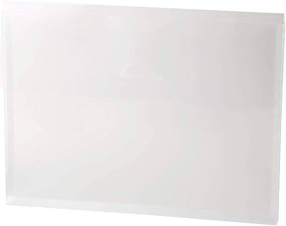 Amazon 無印良品 ポリプロピレンマチ付きクリアケース ａ４サイズ用横型 マチ幅約８ｍｍ ケースファイル キャリングケース 文房具 オフィス用品